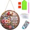 5D Diamond Art Painting Kits for Adult Beginners with Tools, DIY Sign Gem Bead Art Wooden Plaque Full Drill Paint by Number Pendant for Home Garden Decor, Spring Bird